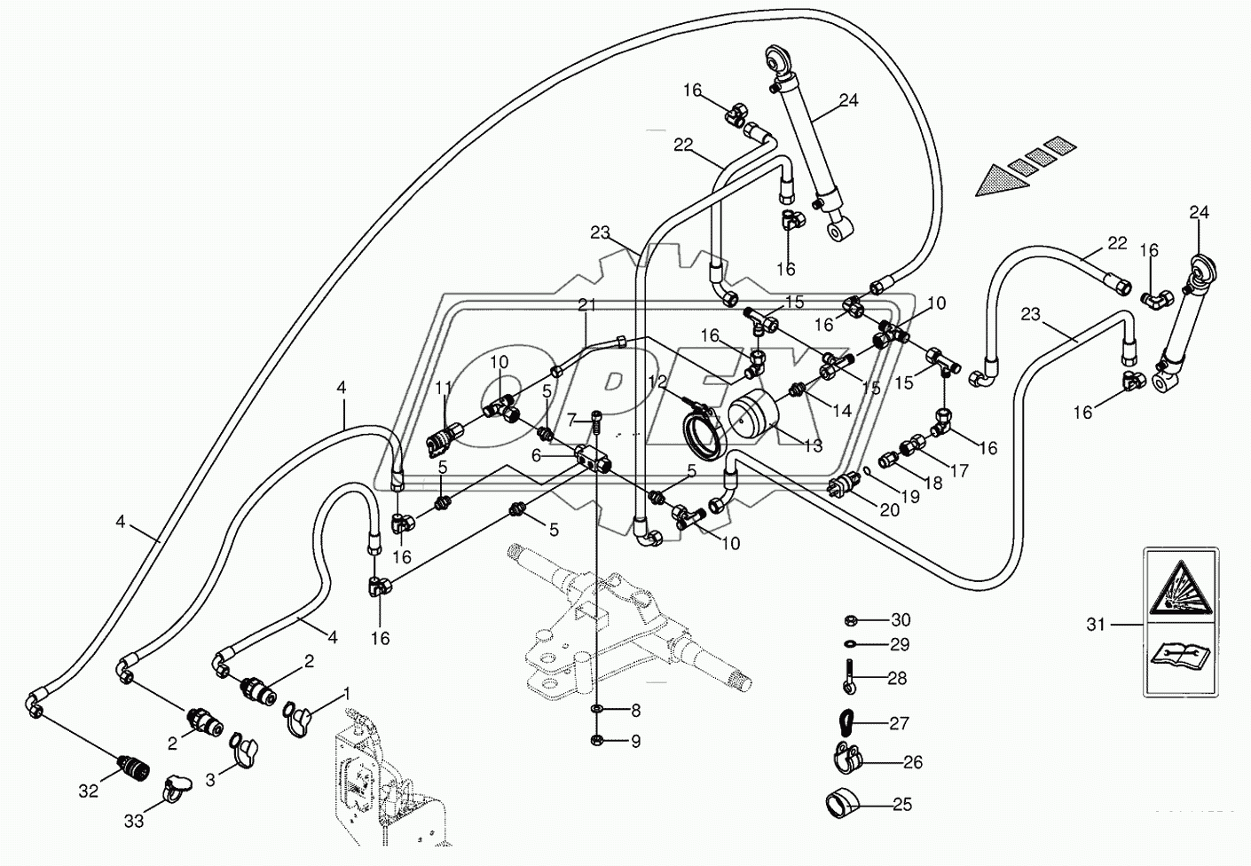 Hydraulics-additional axis