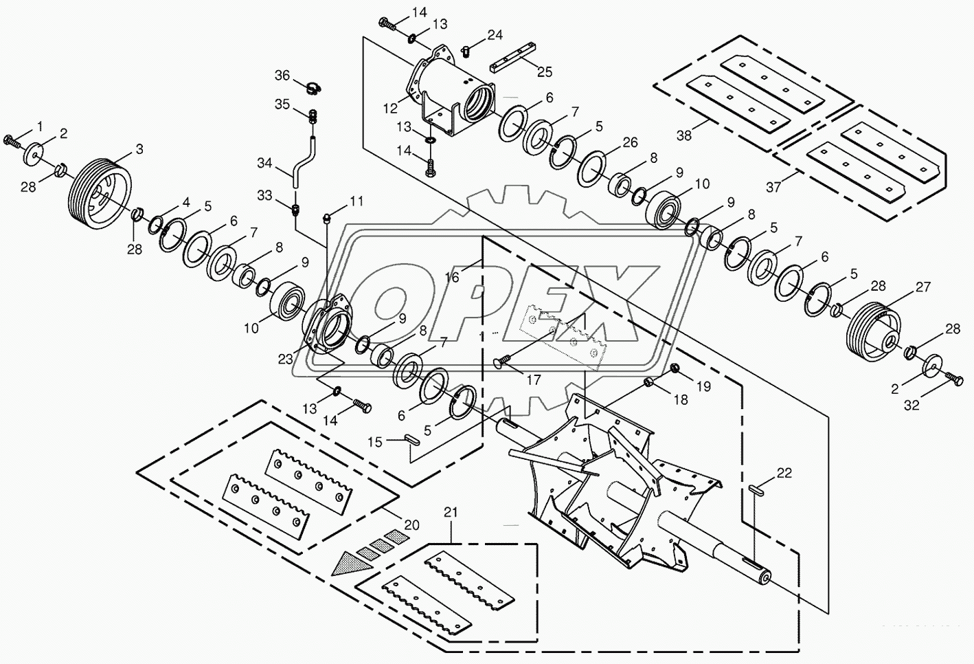 Discharge accelerator/bearing 2