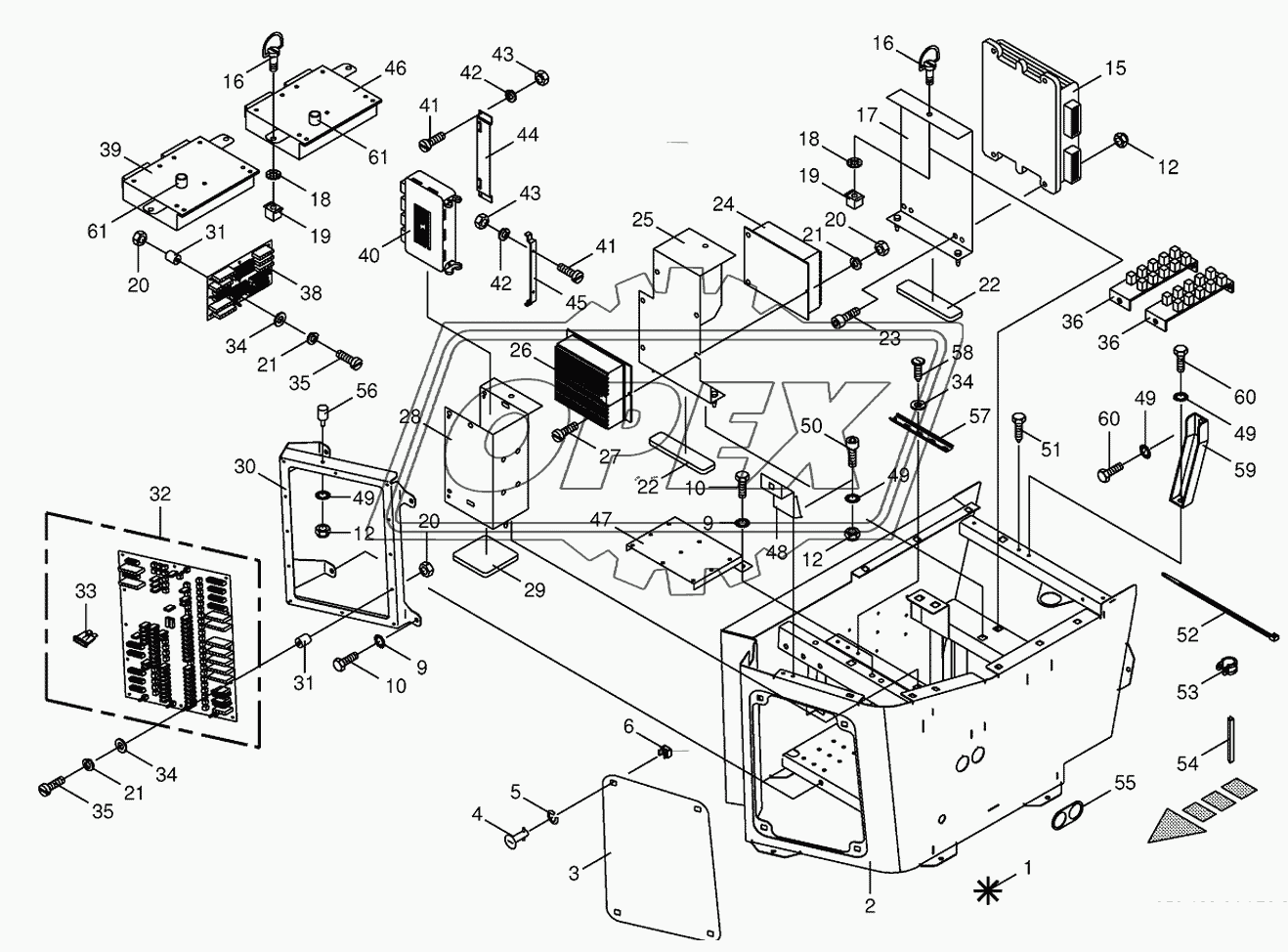 Control box/controls eletronic