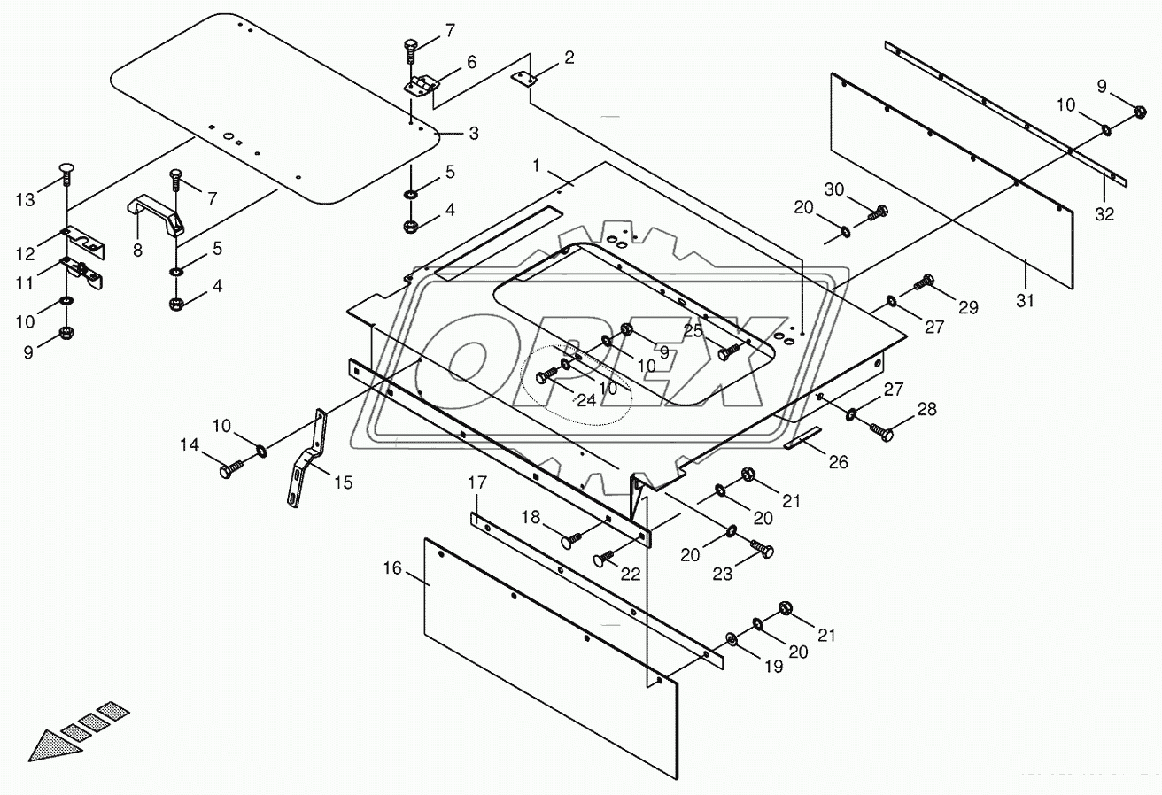 Cover-Feeder Housing