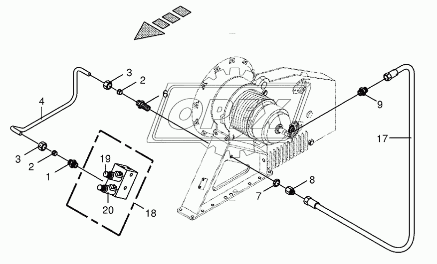 Lines main clutch