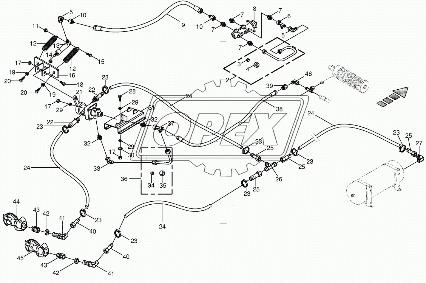 Additive connection for trailer