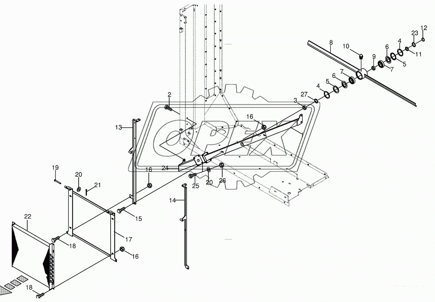 Rotor/Air conditioner mounting