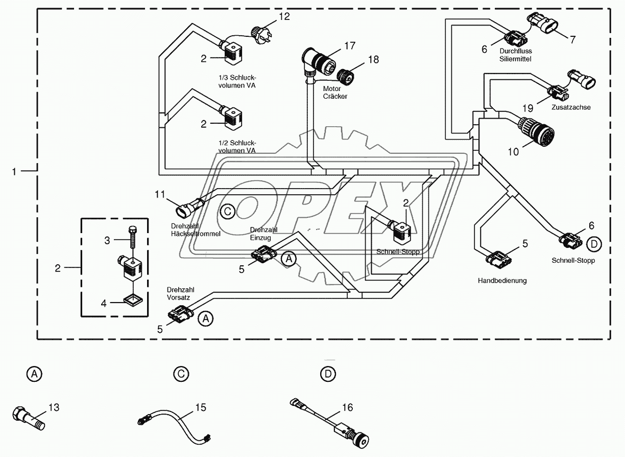 Wiring Harness-lateral left