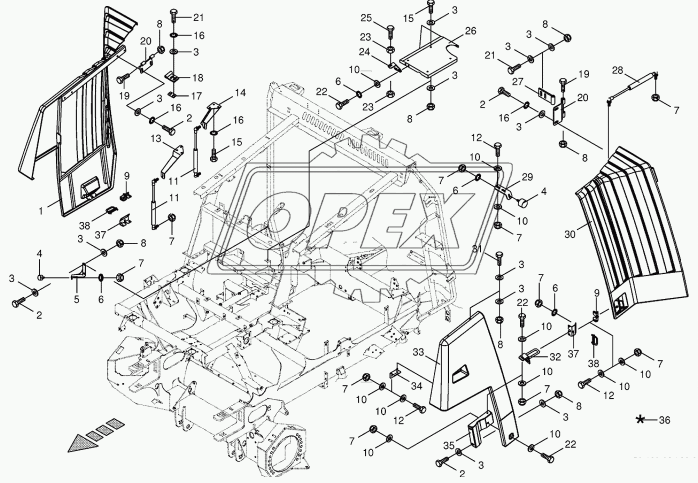 Cladding-lateral