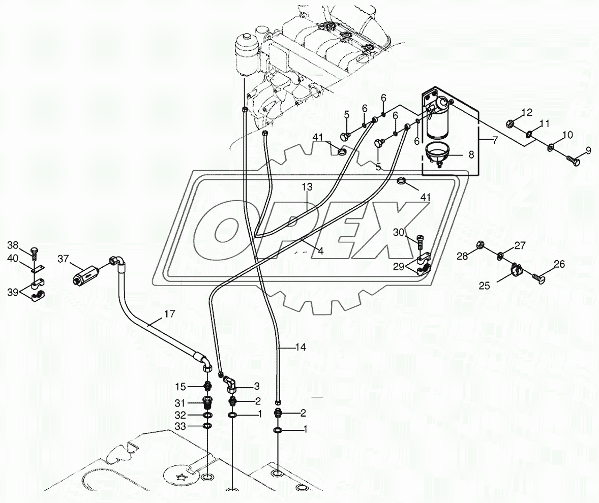 Diesel fuel pipe