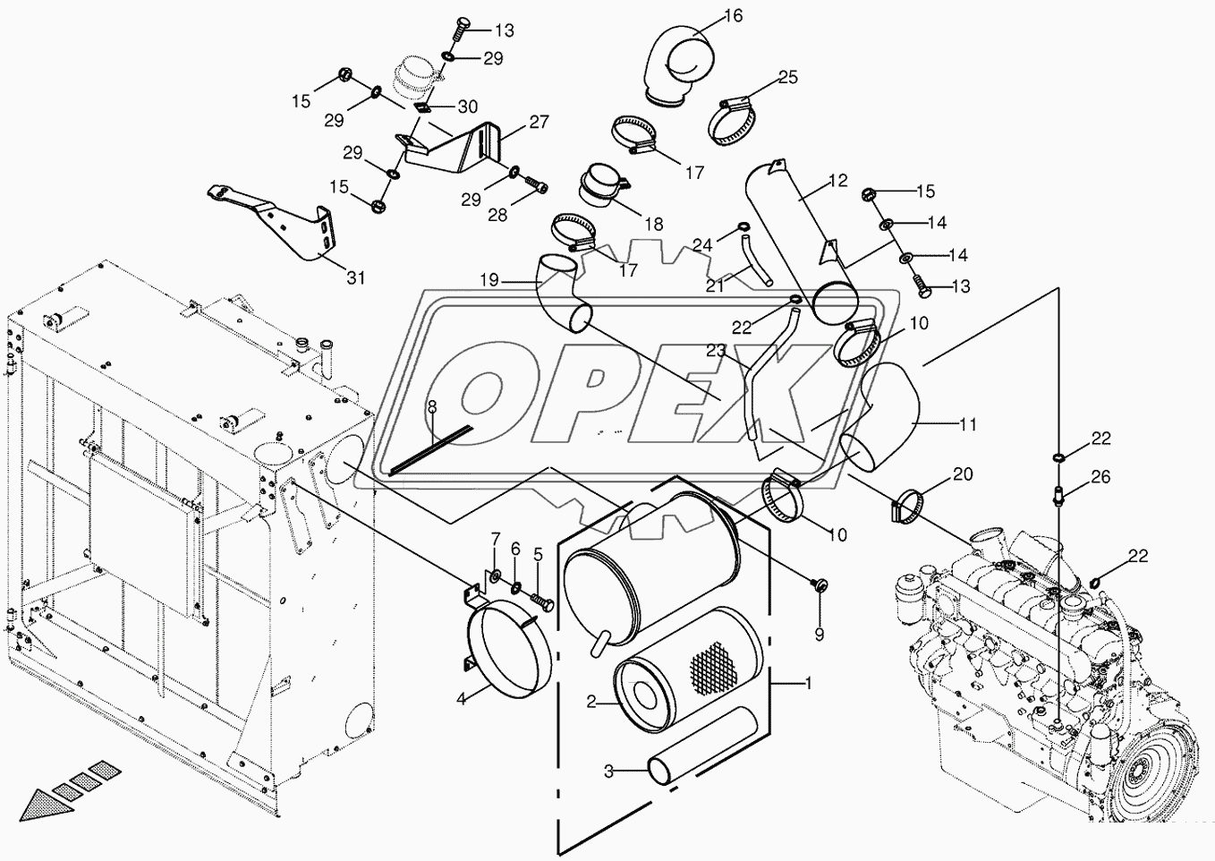 Air cleaning equipment