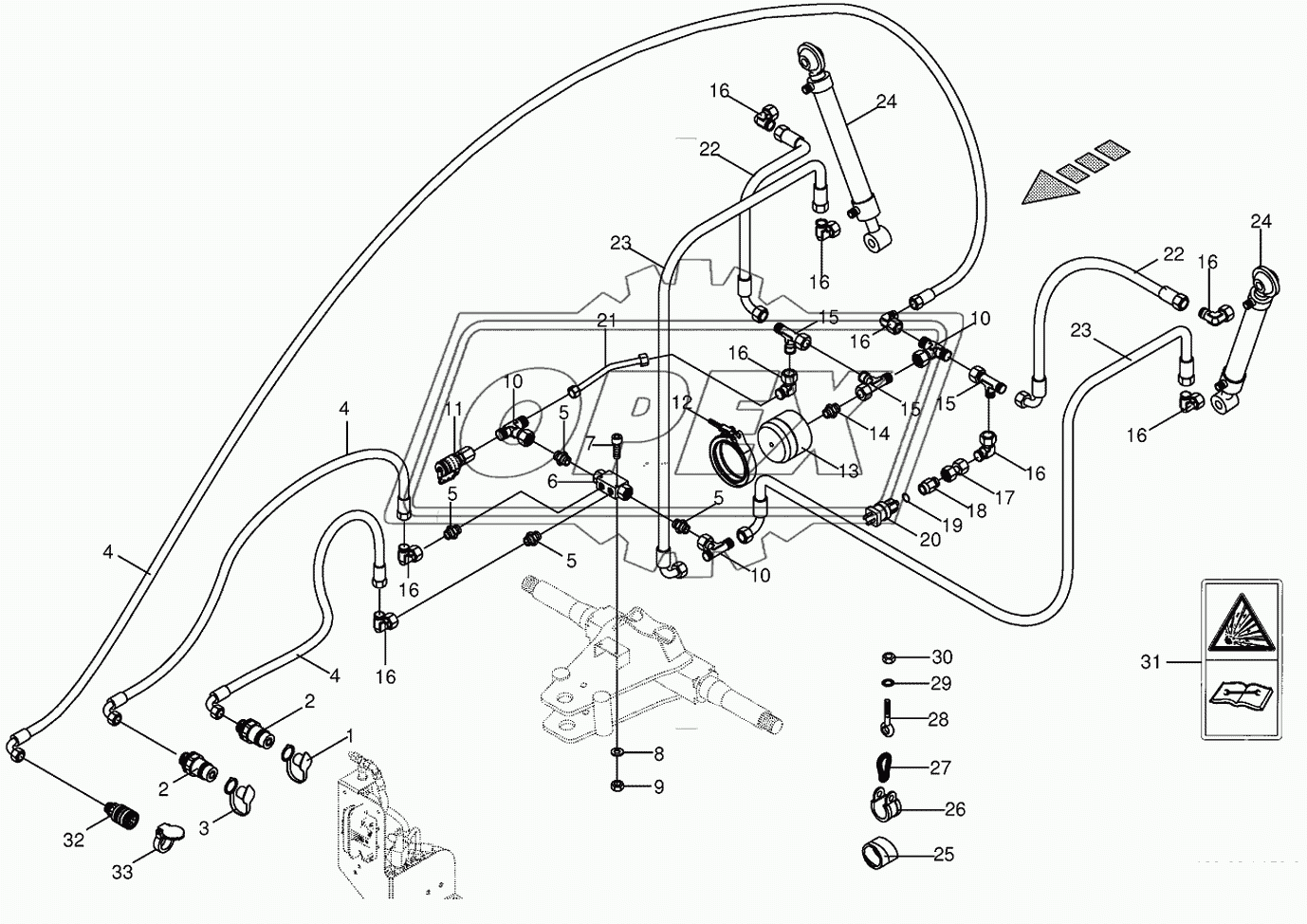Hydraulics-additional axis