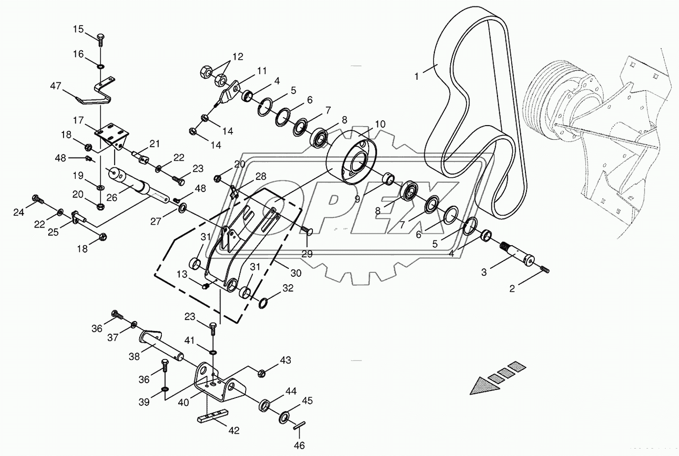 Cracker drive/tensioning device