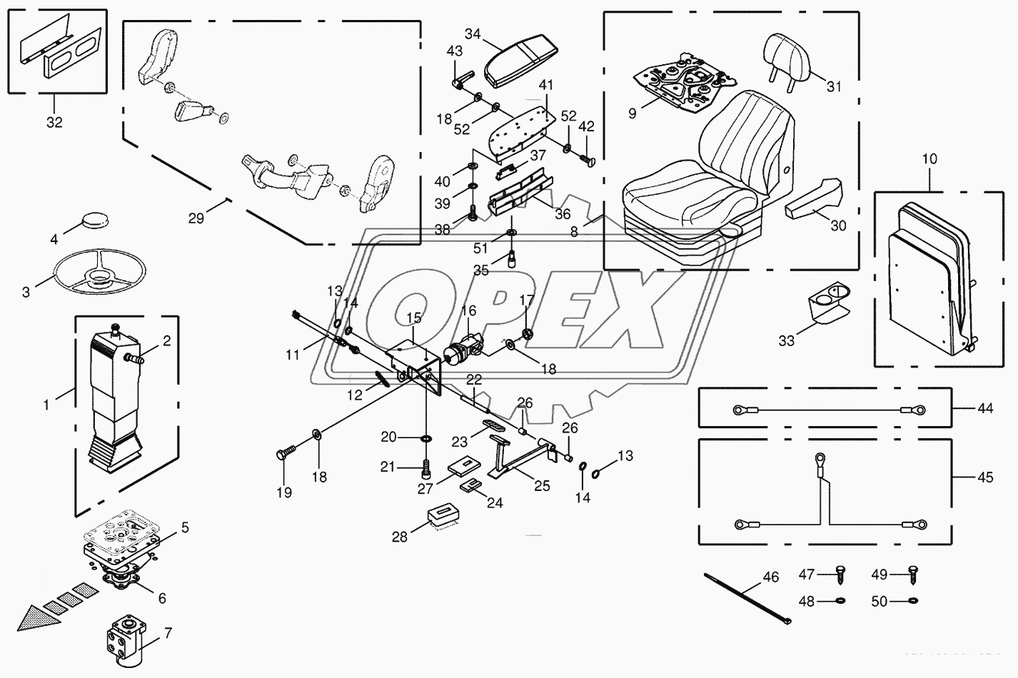 Steering columm