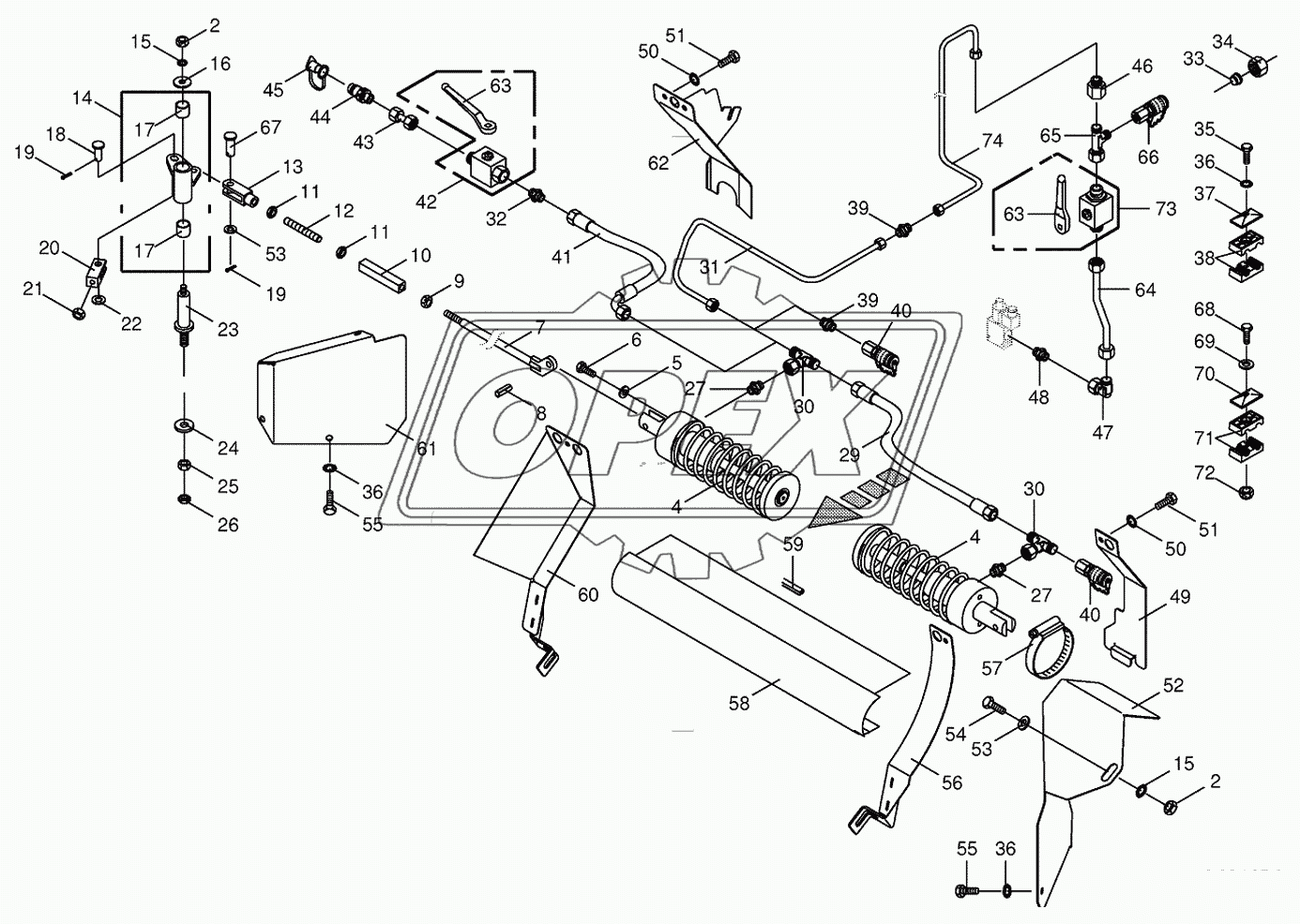 Hydraulic parking brake