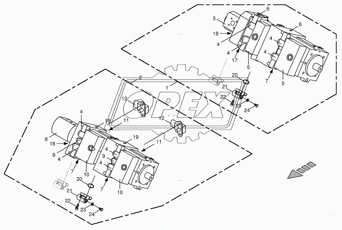 Variable disqlacement pumps
