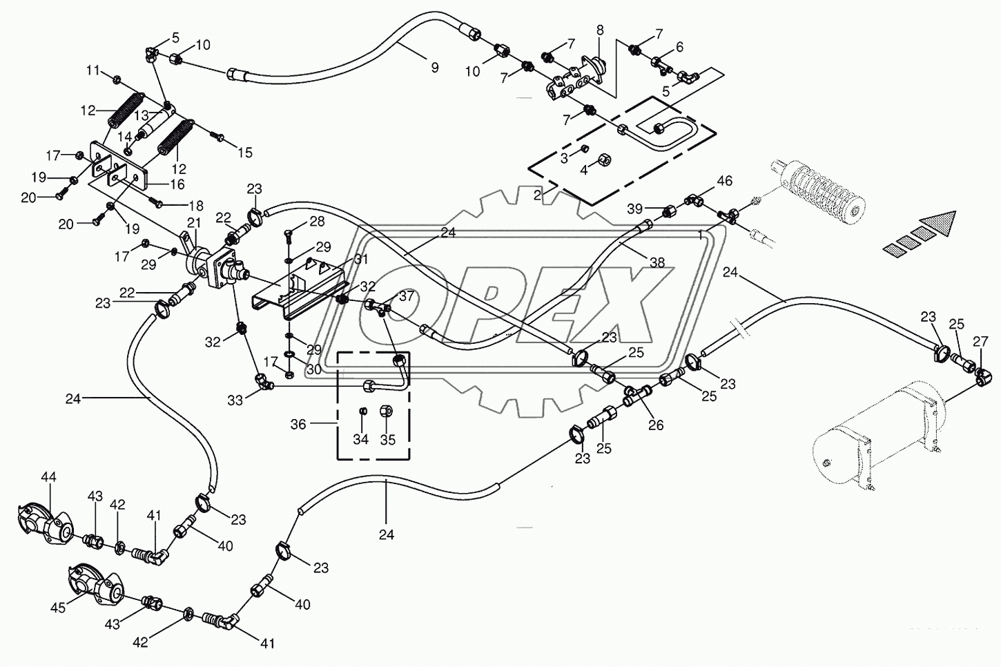 Additive connection for trailer