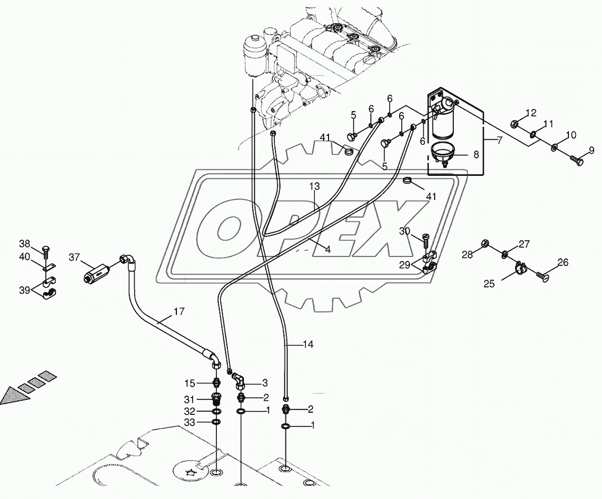 Diesel fuel pipe