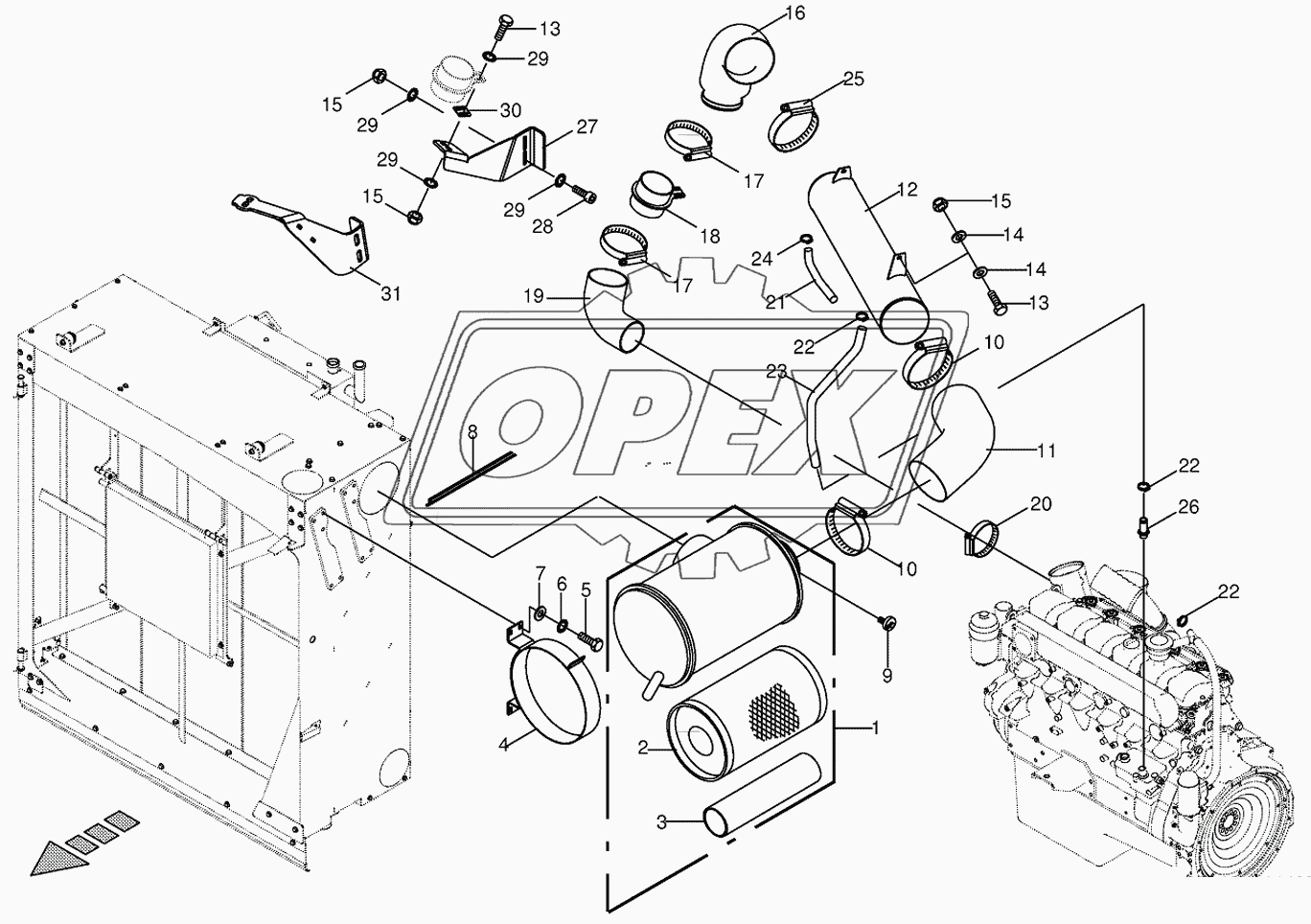 Air cleaning equipment