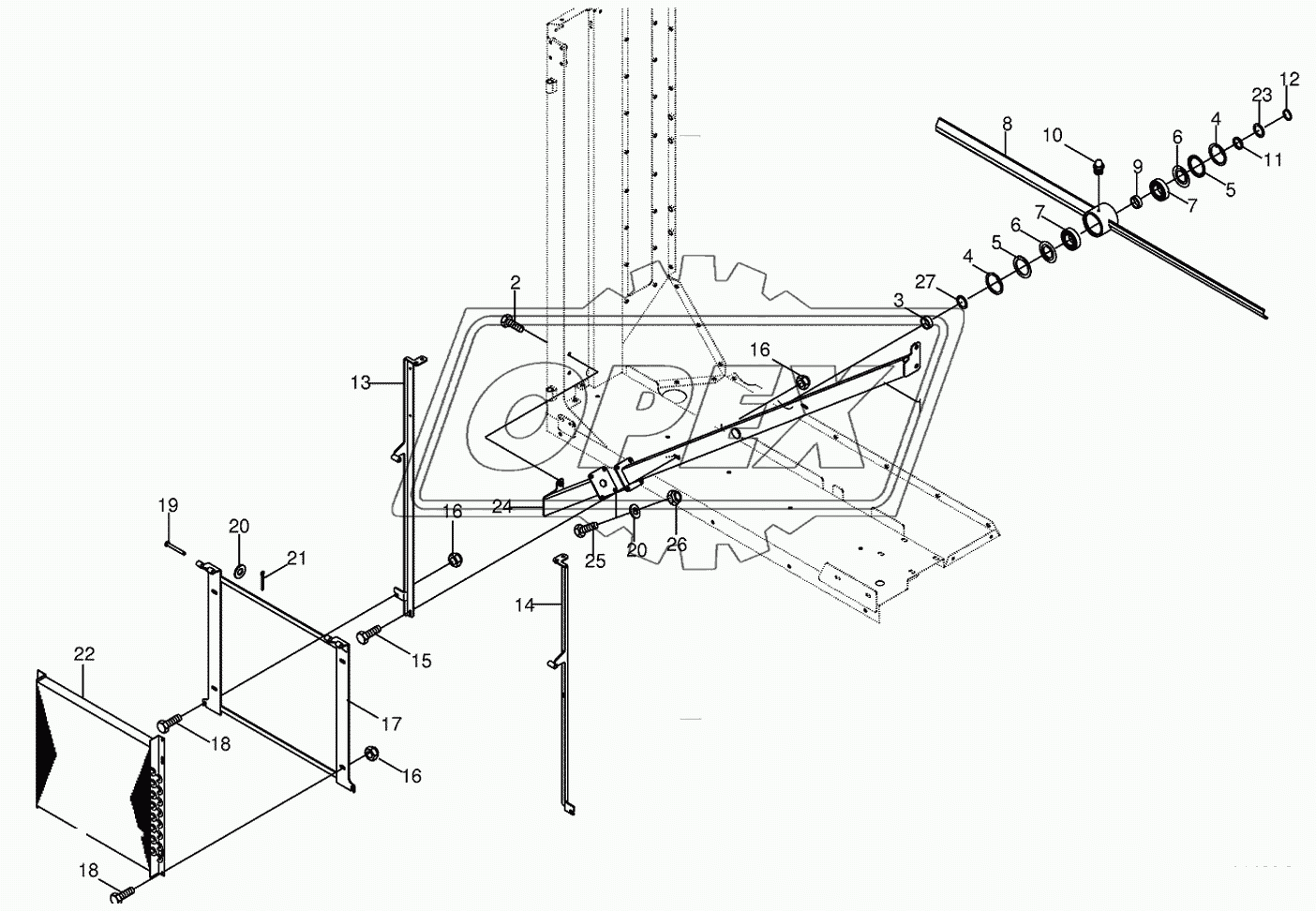 Rotor/Air conditioner mounting