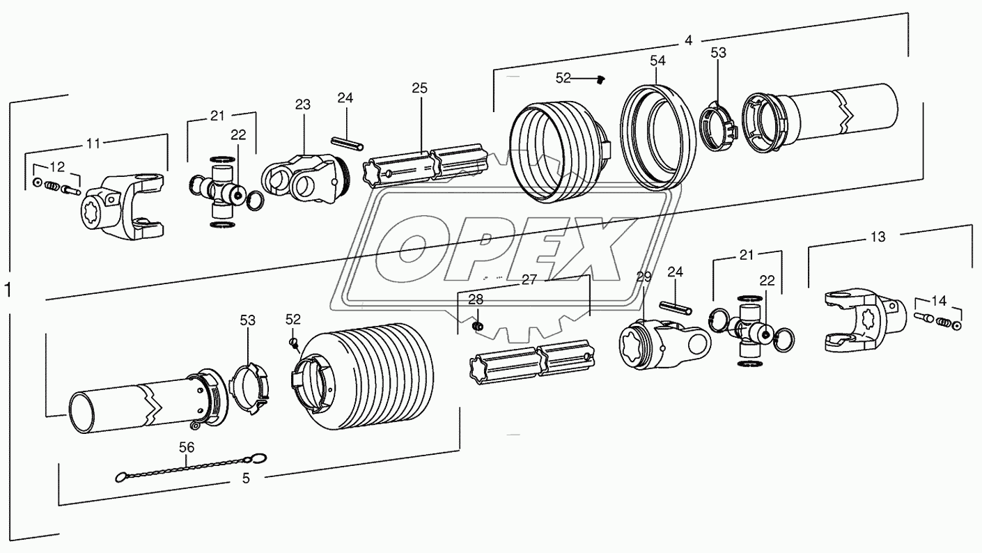 P.T.O shafts-drive-Pick-up