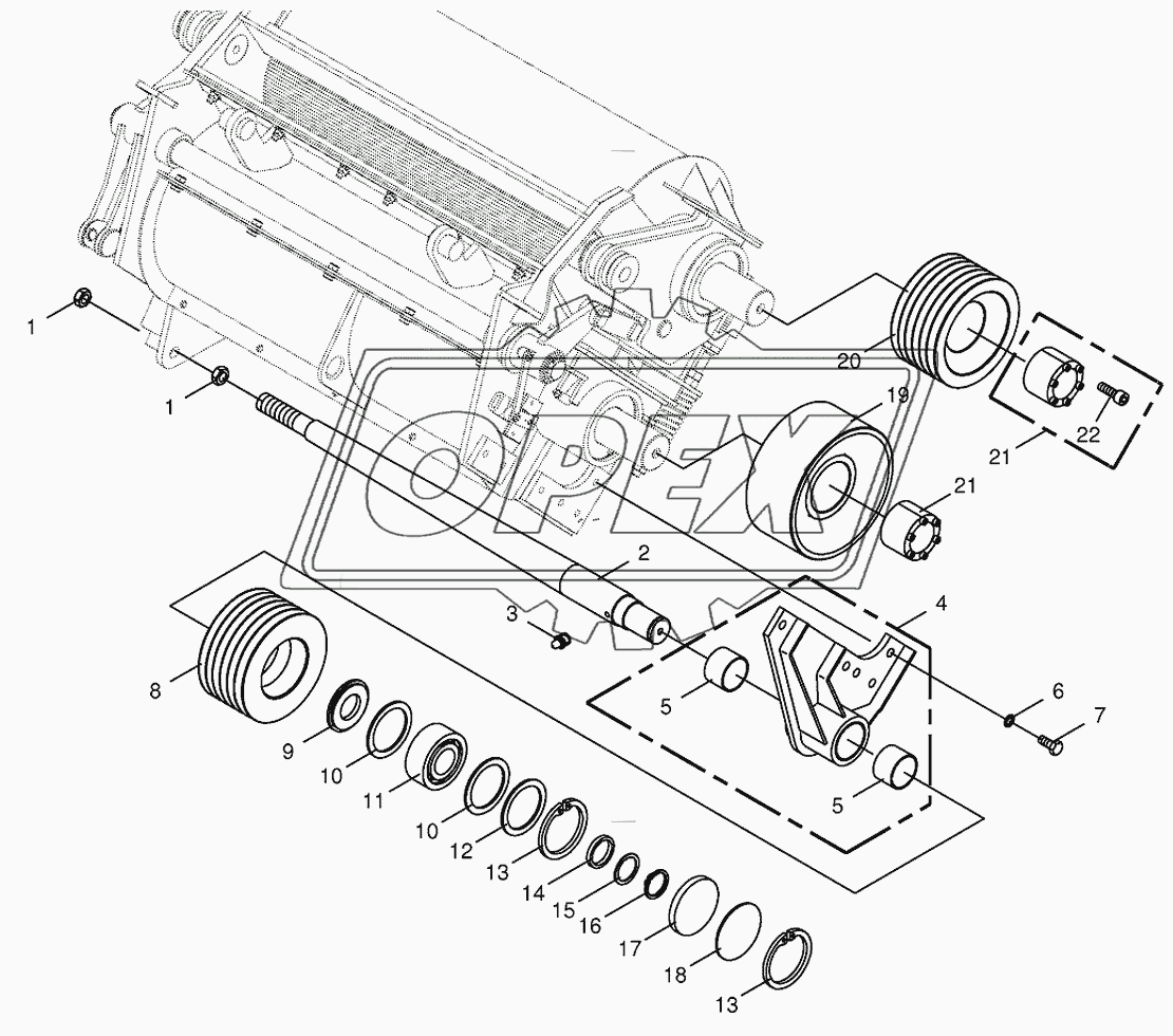 Pulley for changing directions