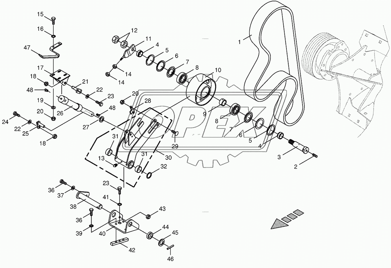 Cracker drive/tensioning device