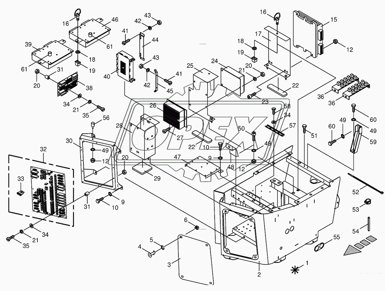 Control box/controls eletronic