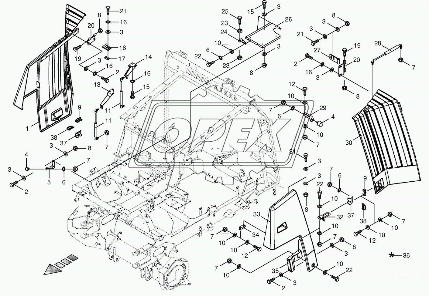 Cladding-lateral