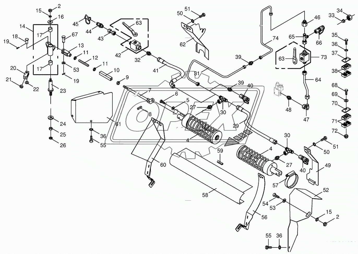 Hydraulic parking brake