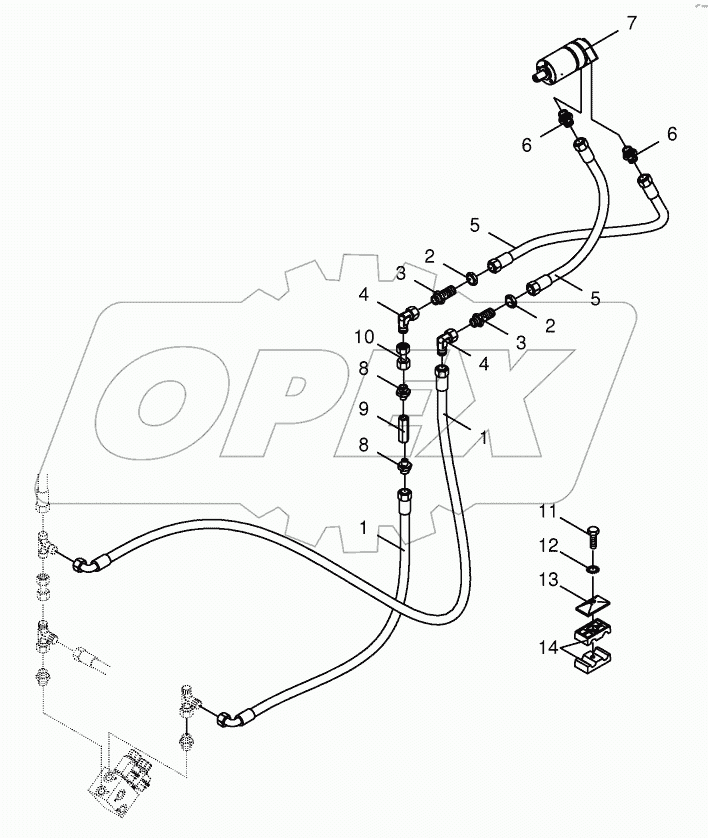 Hydraulics - sieve drive