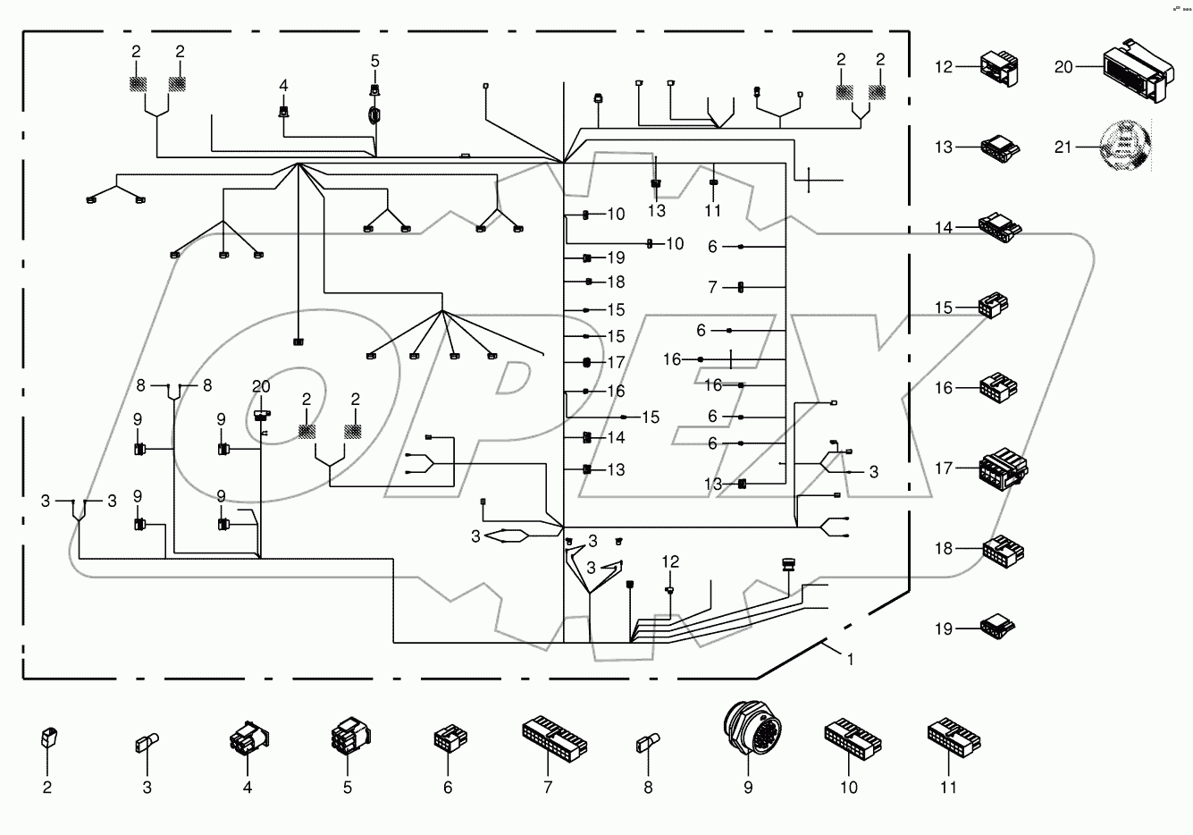Wiring loom - cab
