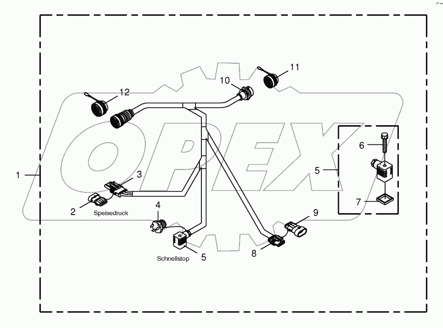 Wiring harness - CropControl / RockProtect