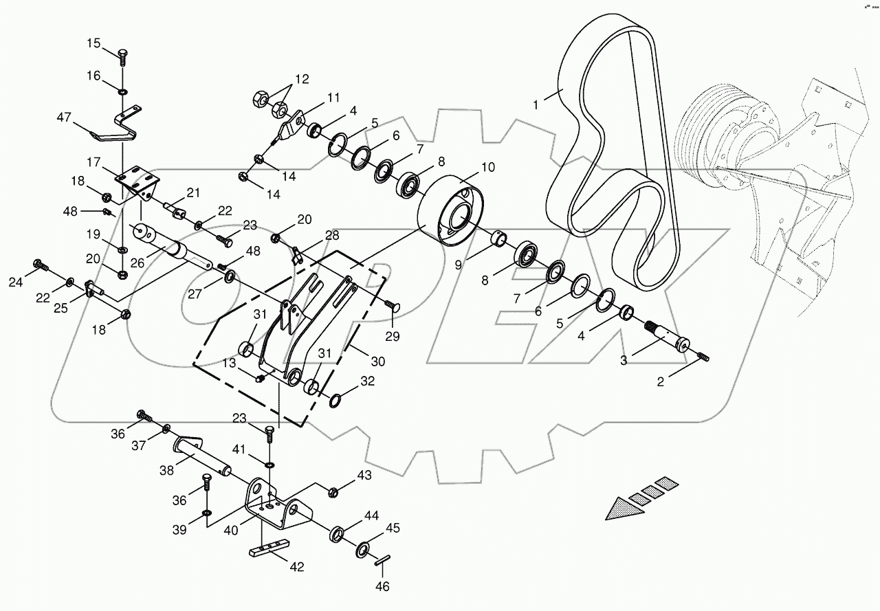 Cracker drive / tensioning device