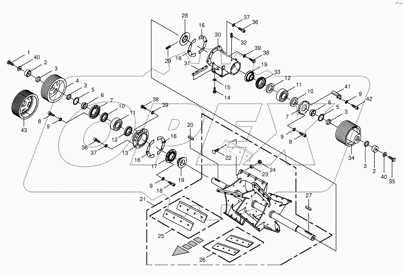 Discharge accelerator / bearing