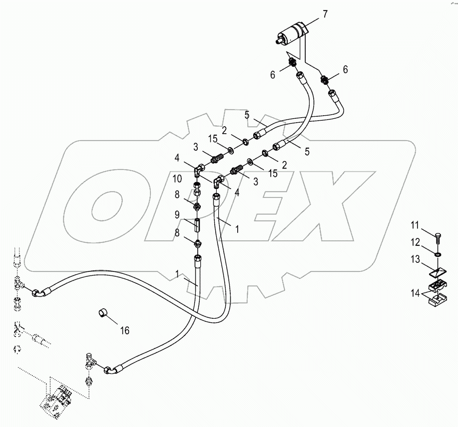 Hydraulics-sieve drive