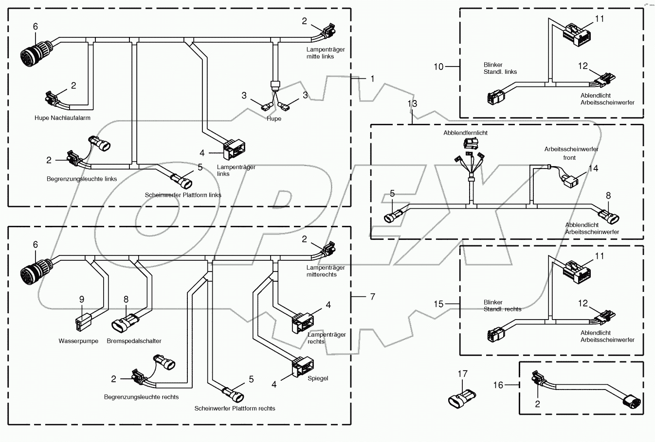 Wiring Harness-lighting-front