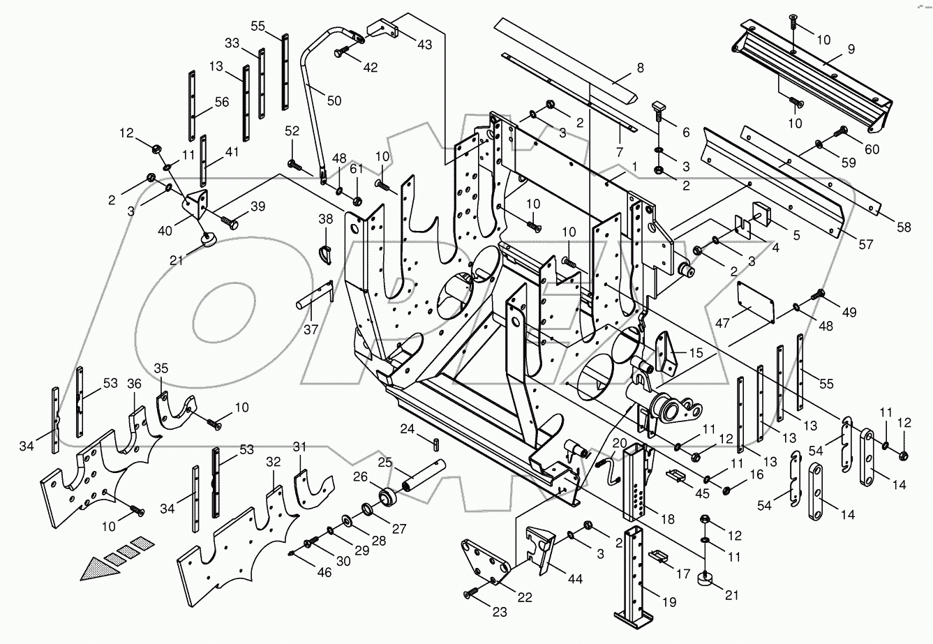 Feeder Housing with support foot