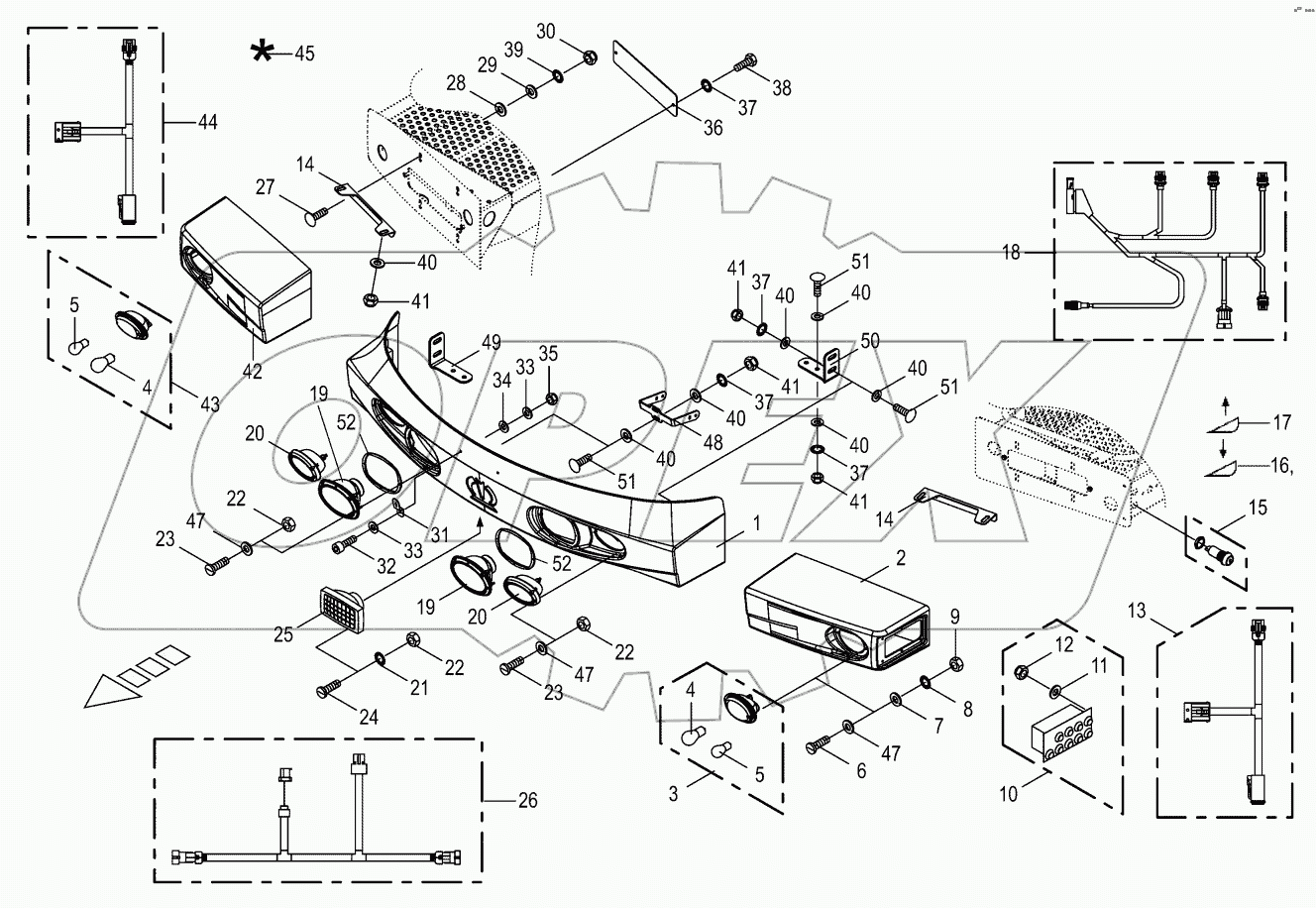 Front panel/Headlight