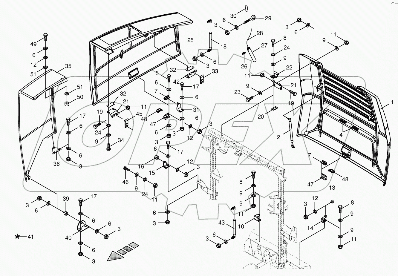 Cladding -back 833001 - 853000