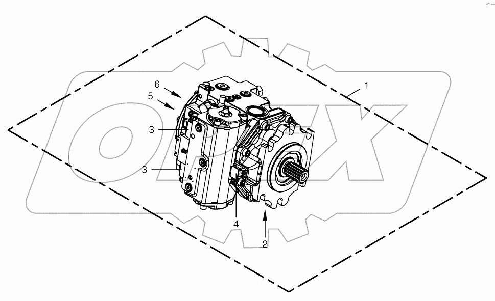 Variable disqlacement pump 833001 - 879000