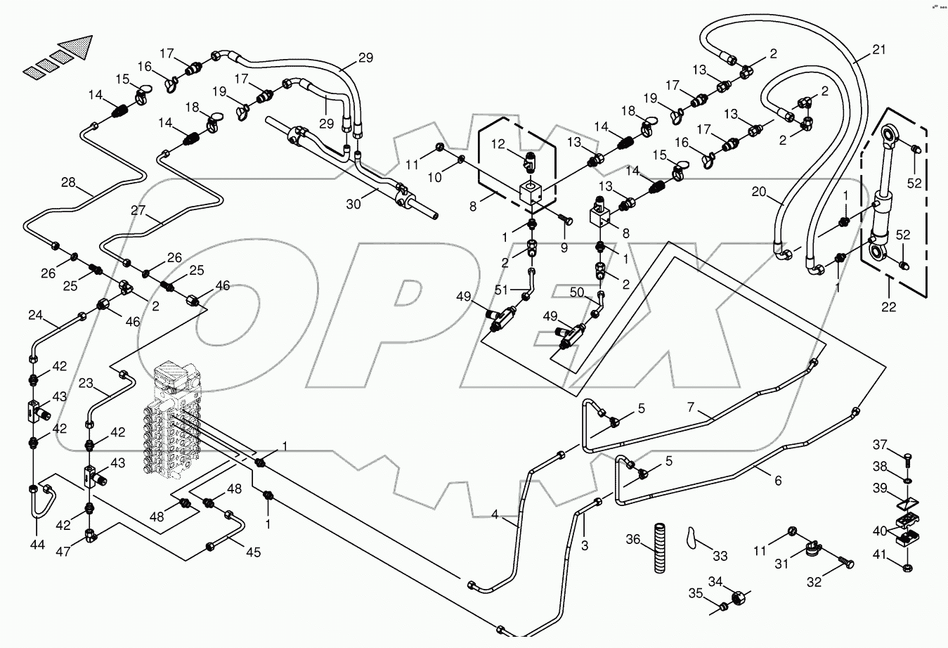 Hydraulics - sharpening device / transv. ground following