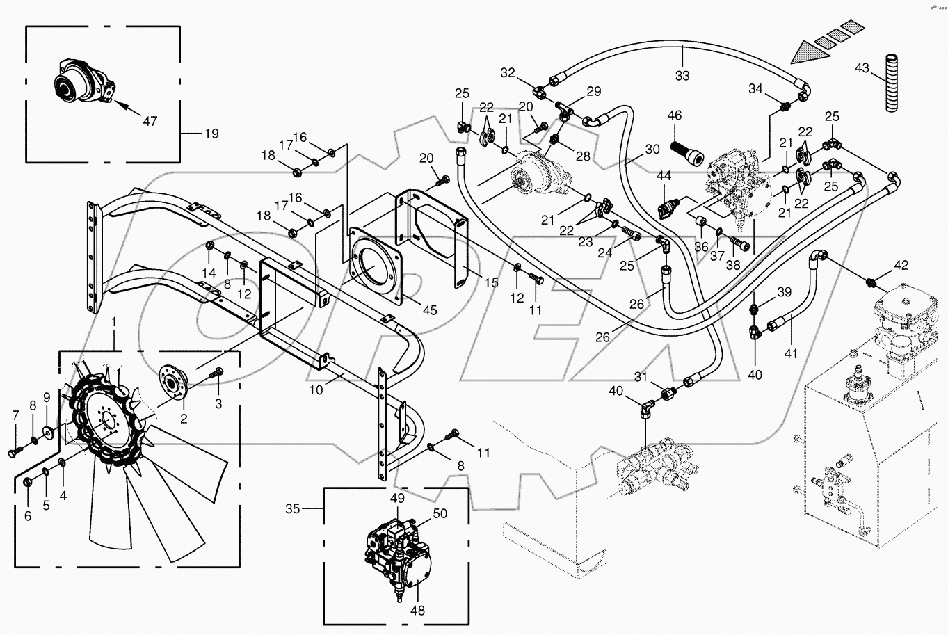 Ventilator wheel / Drive