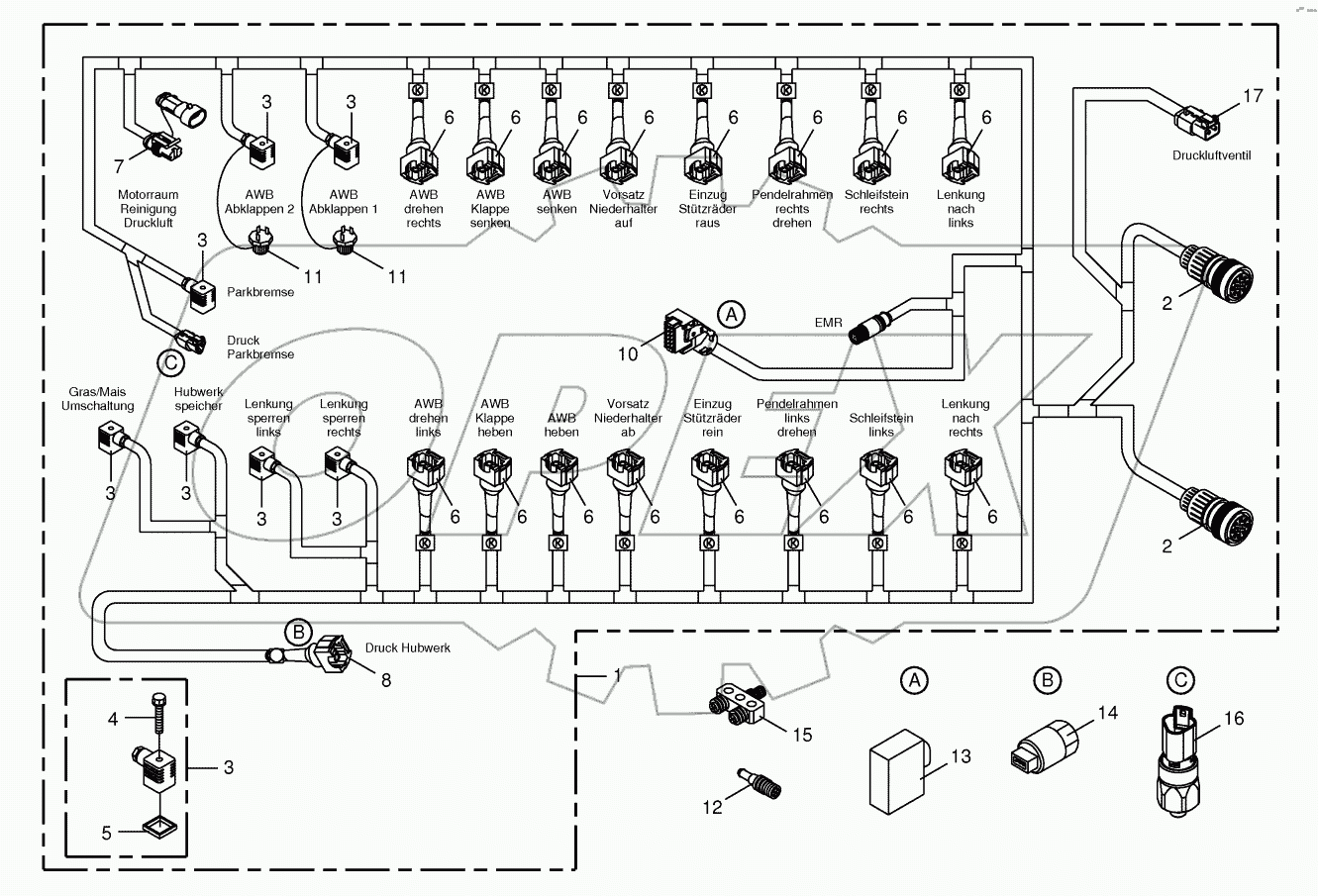 Wiring Harness - valve block