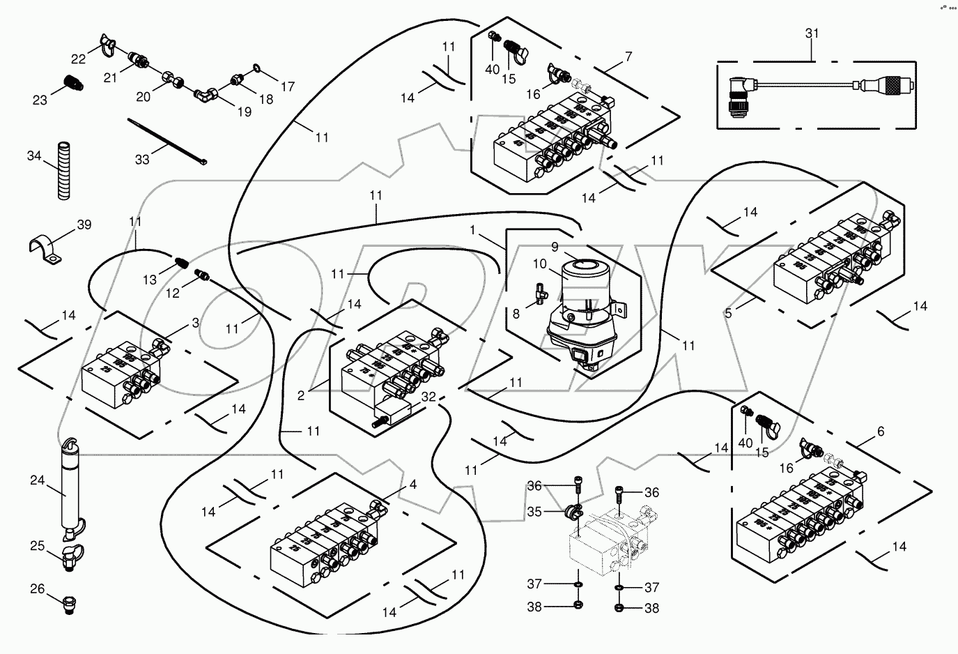 Central lubrication 863101 - 879000