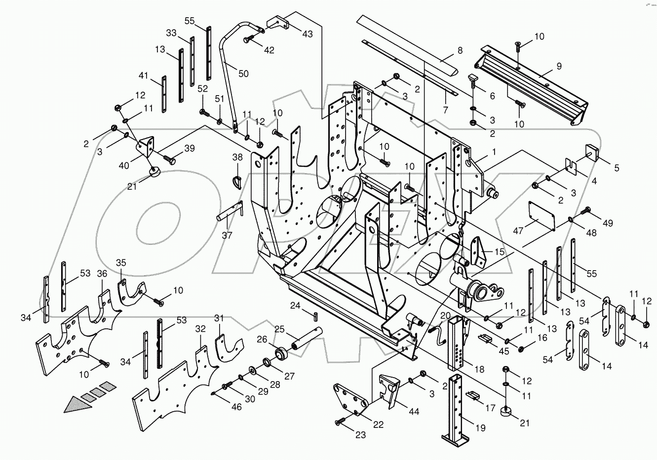 Feeder Housing with support foot