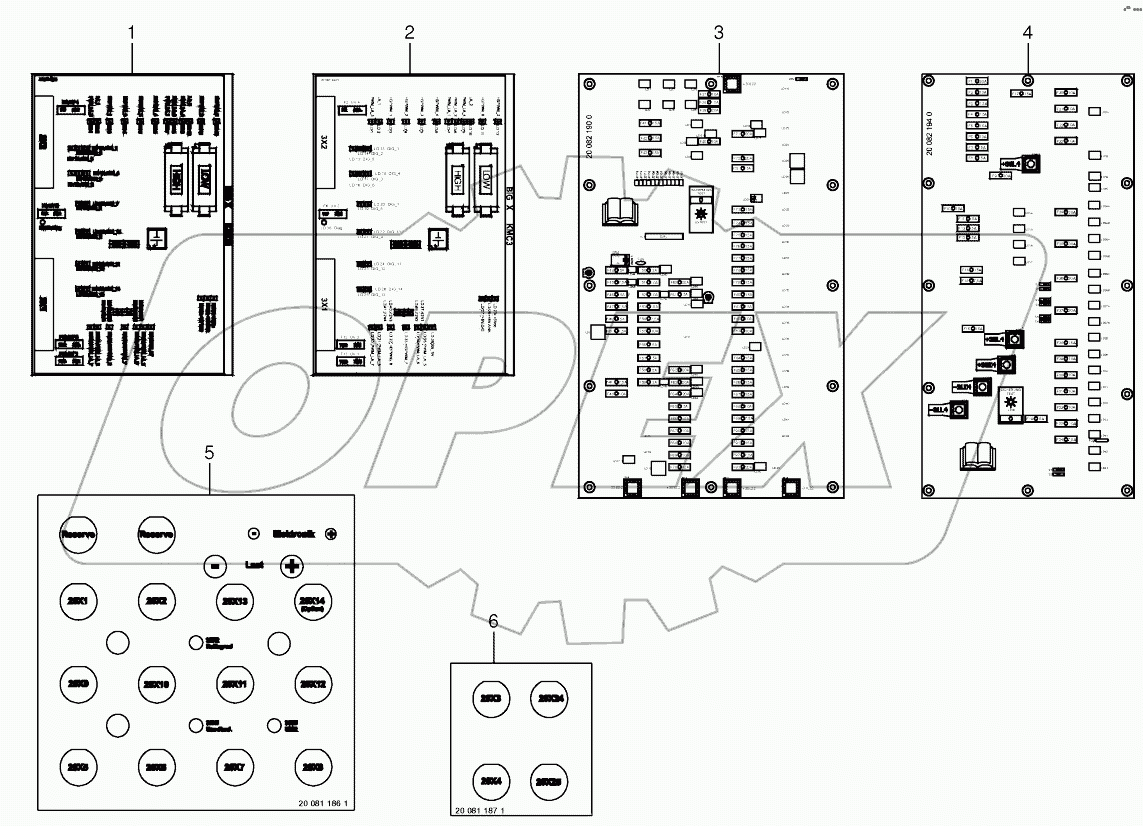 Label - Circuit board 853001 - 879000