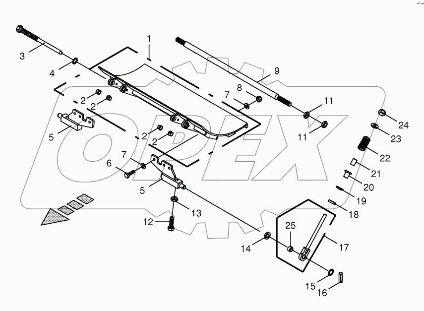 Drum base -spring-mounted