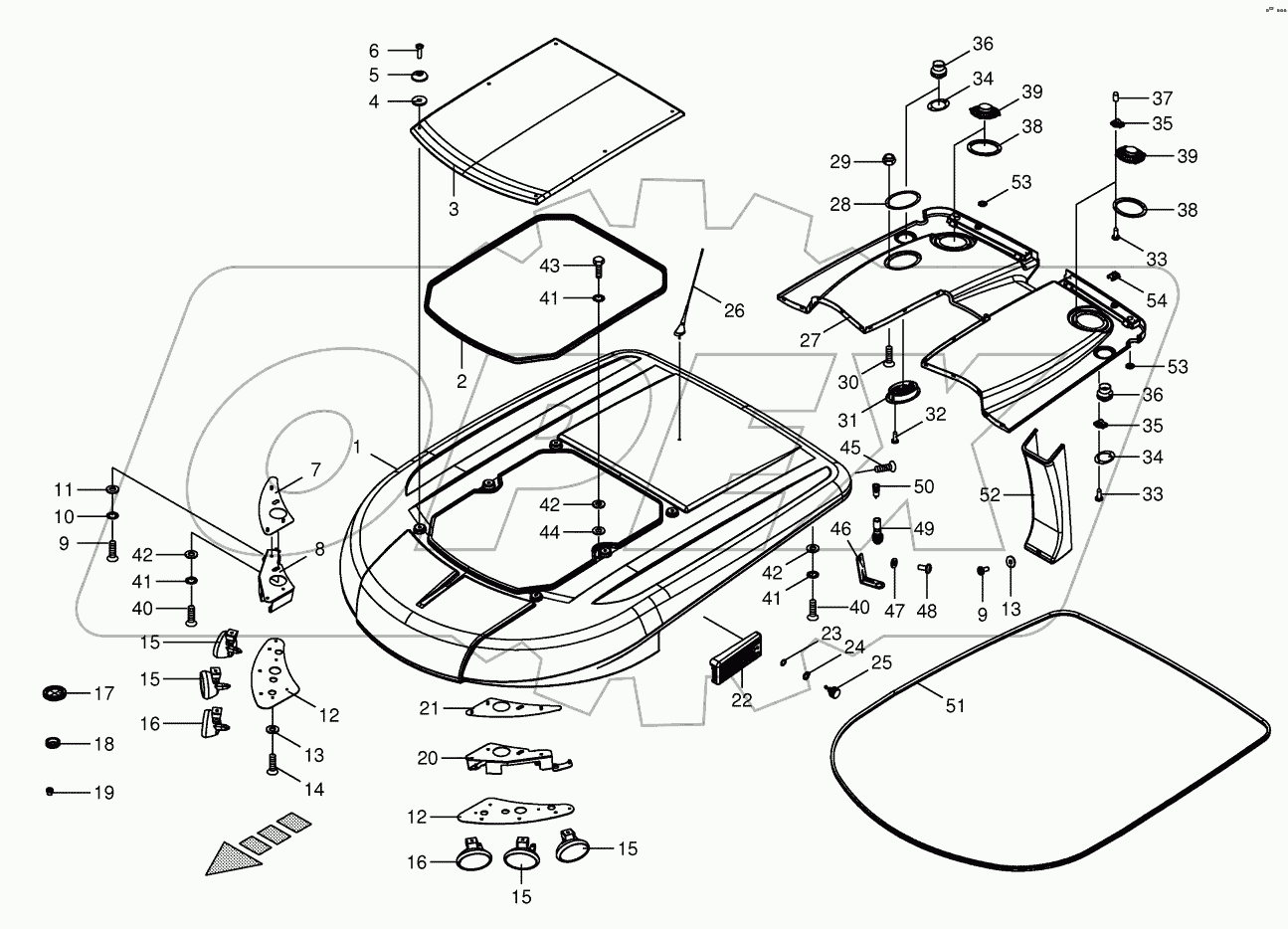 Cab - roof 833001 - 853000