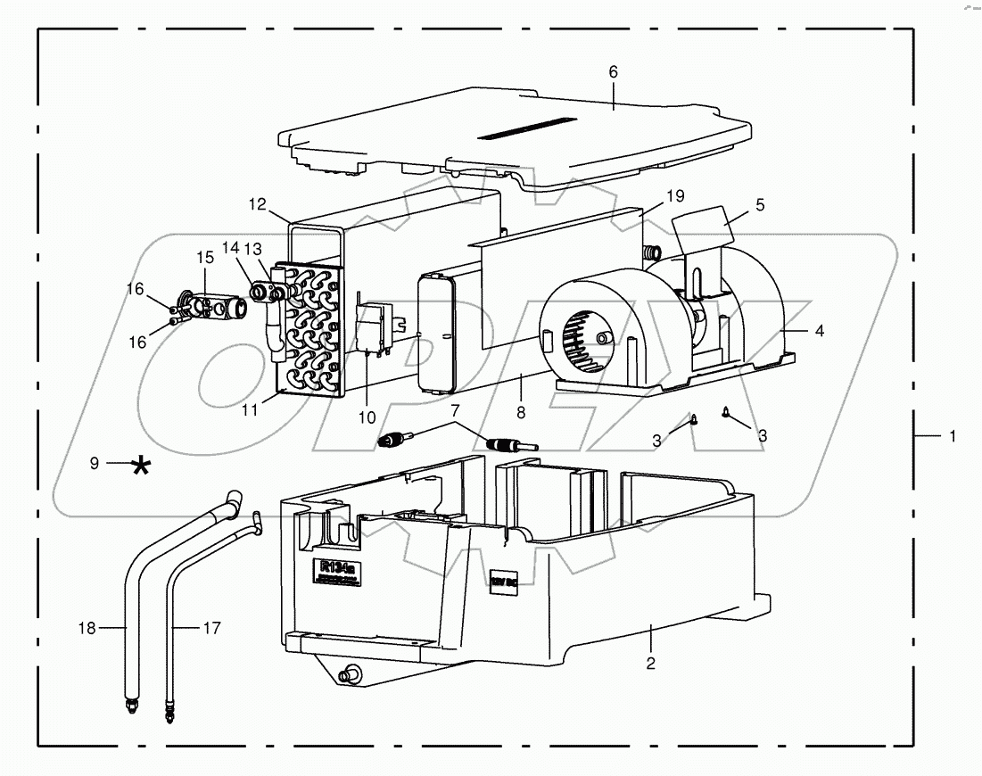 Evaporator 853001 - 879000