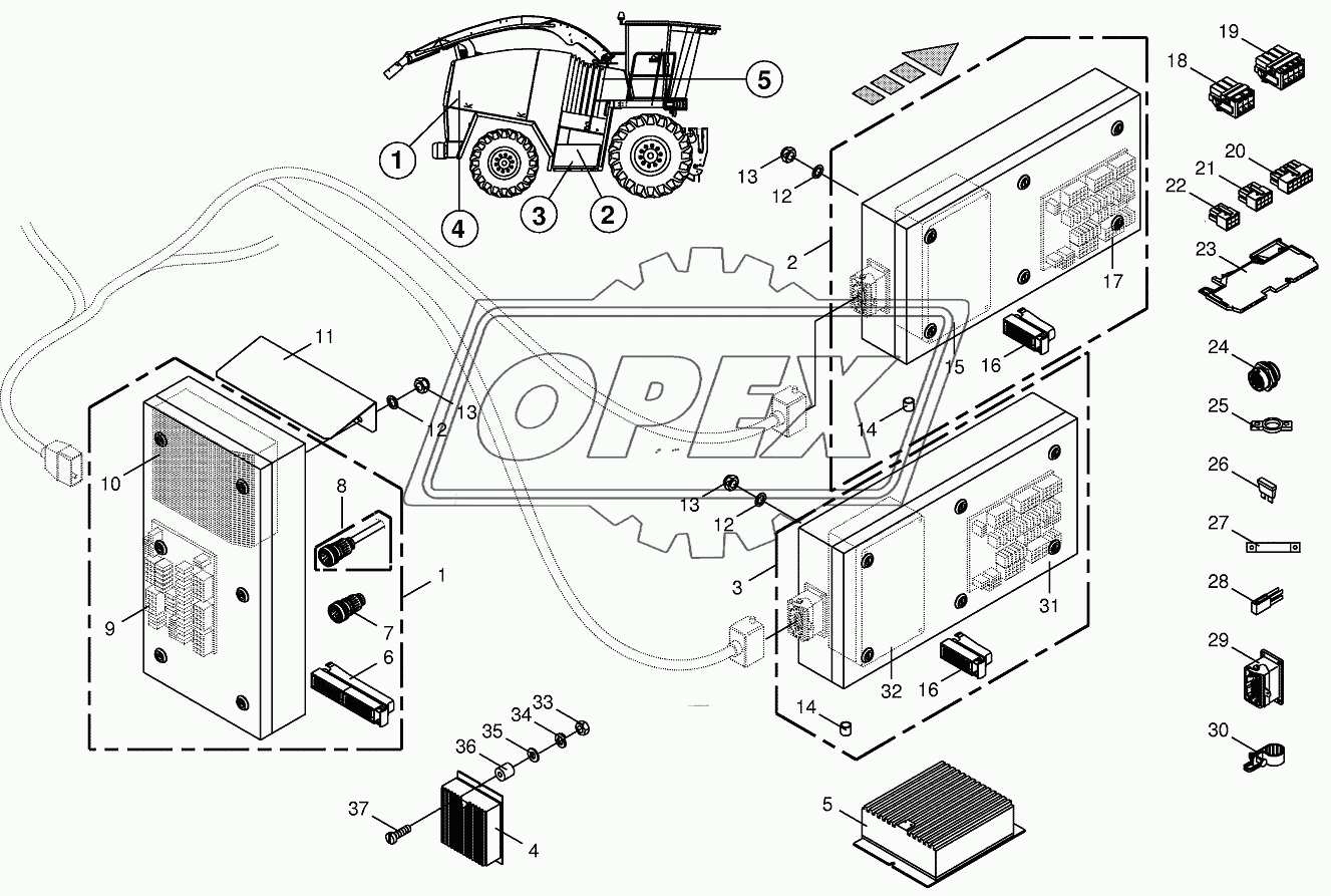 Secondary distributor (SD1,SD2,SD3)