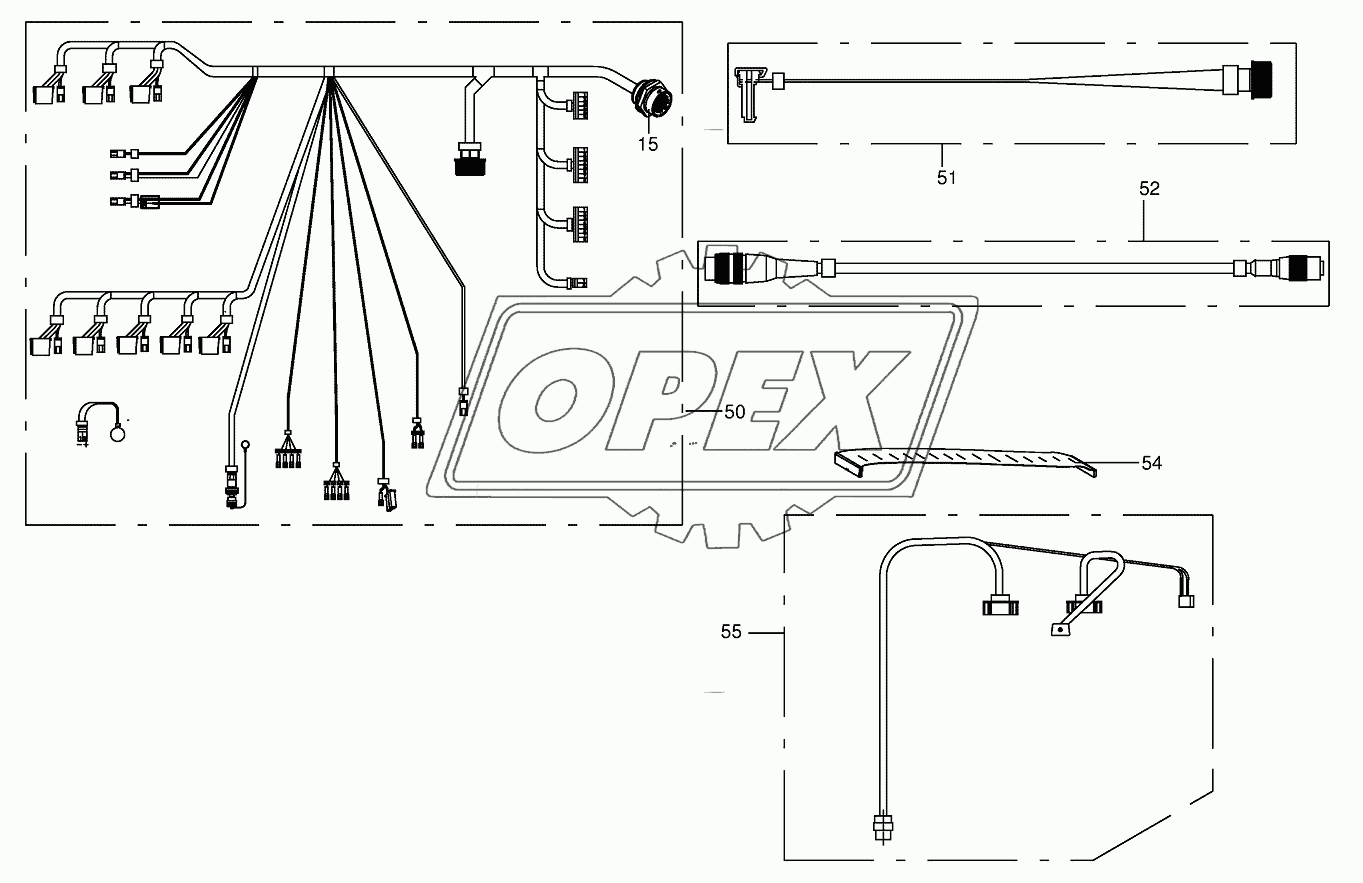 Wiring harness-control boх