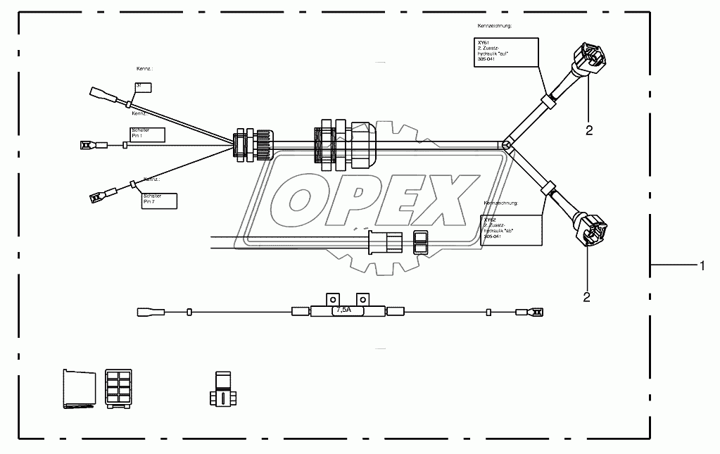 Сable loom-Auxiliary valve