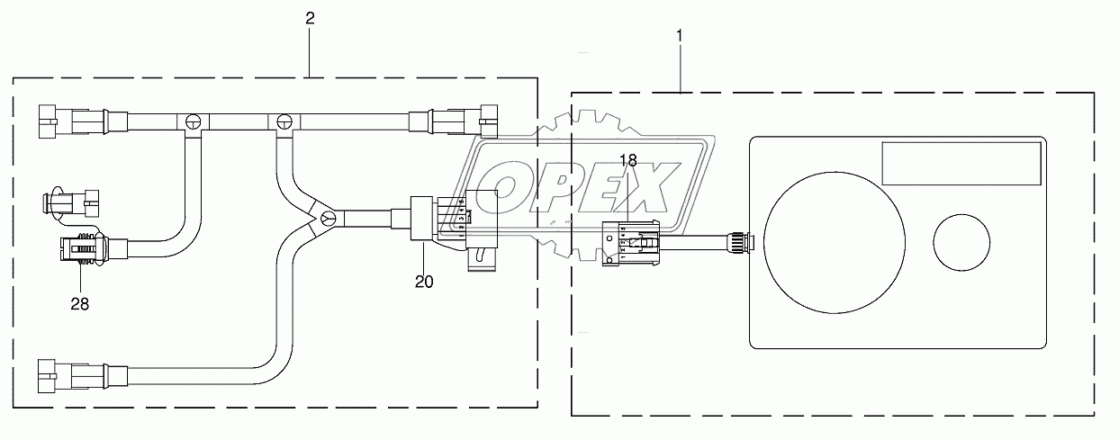 Backlash-alarm impeller fan